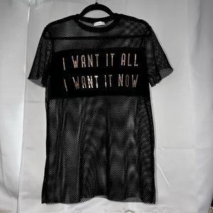 Mesh Short Sleeve Tee